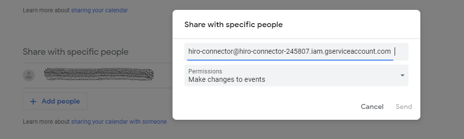 share google calendar